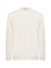 Beige long-sleeved T-shirt