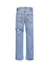 Jeans Amryn in denim rigenerativo azzurro