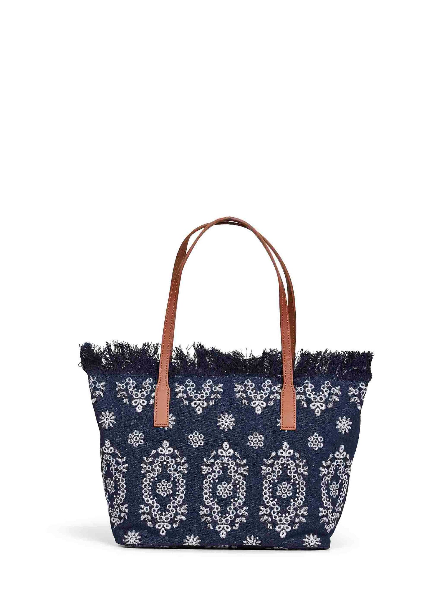 Borsa shopper City medium blu scuro