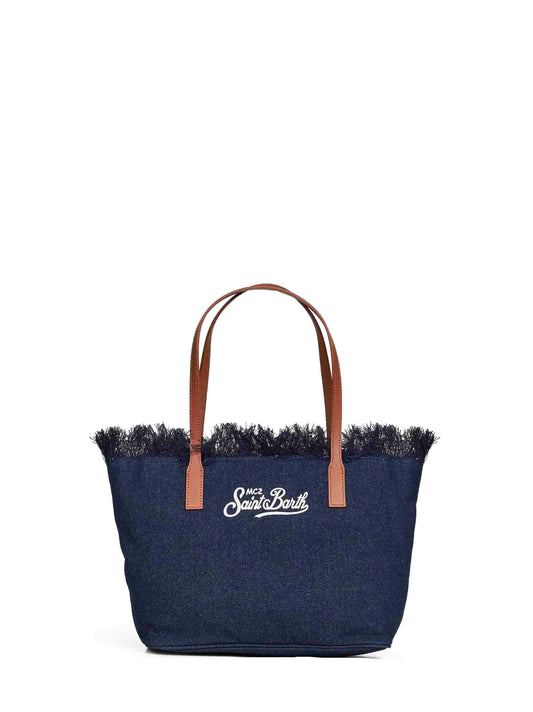 Borsa shopper City medium blu scuro