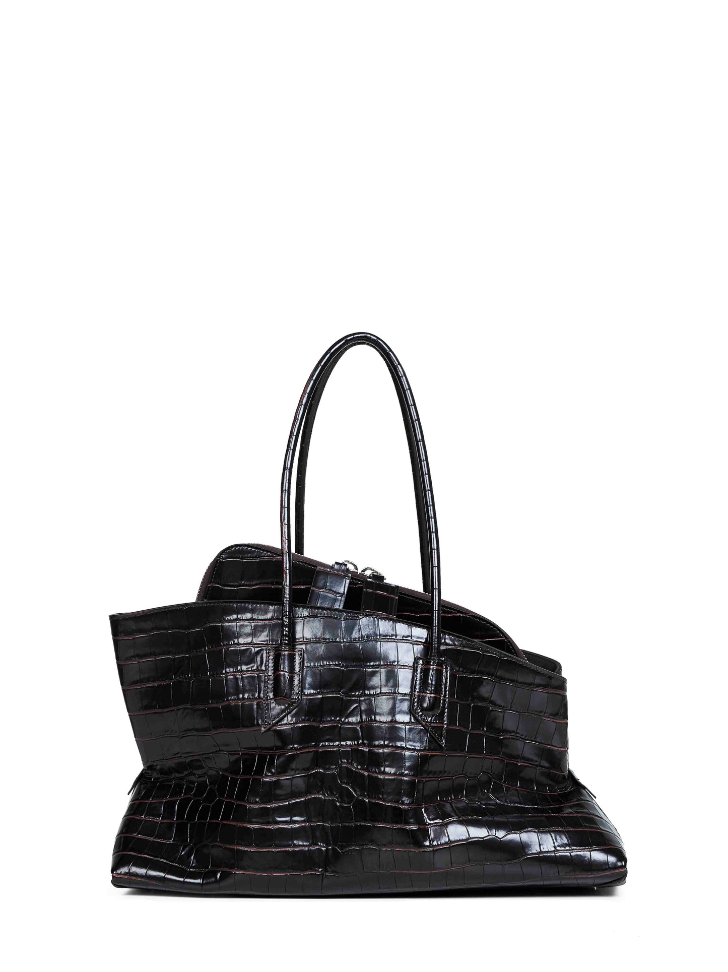 Borsa top handle "La Passeggiata Medium" caffé