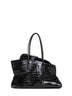 Borsa top handle "La Passeggiata Medium" caffé