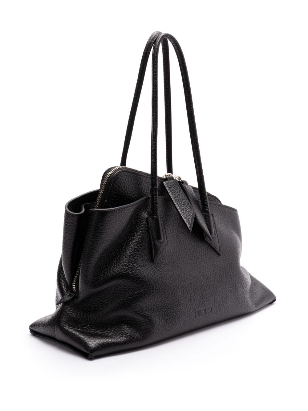 Black "La Passeggiata Medium" top handle bag