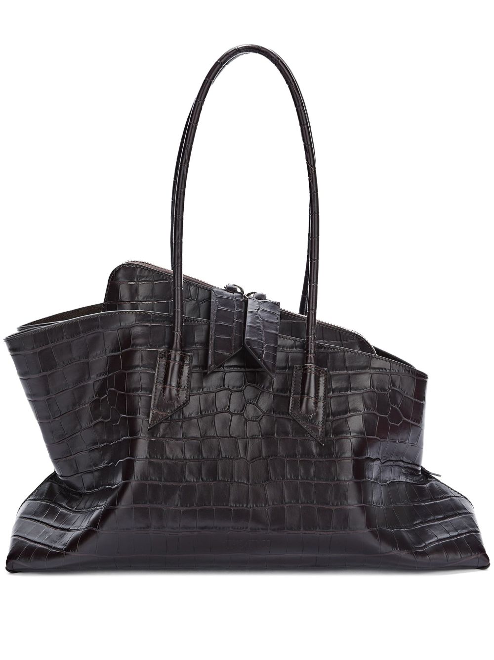 Borsa top handle "La Passeggiata Medium" caffé