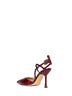 Wine and burgundy Very Colibrì slingback pumps