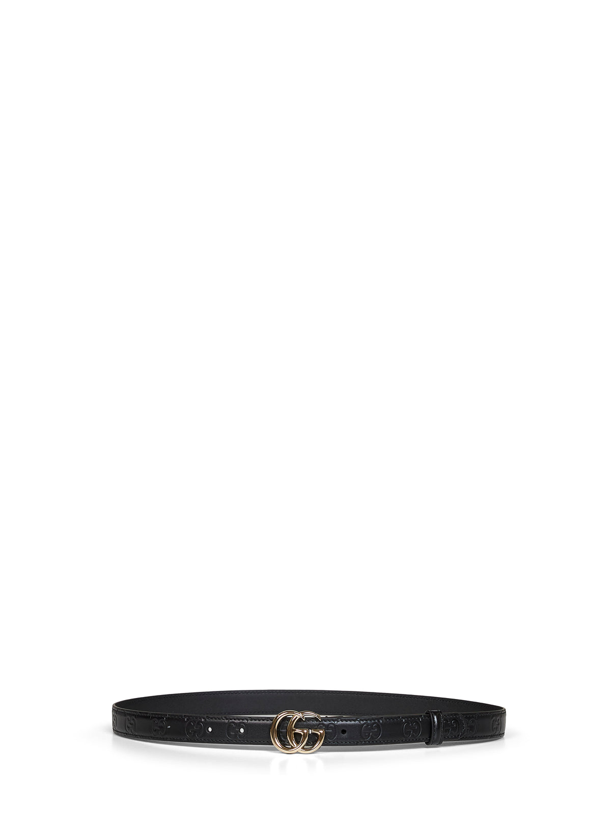 Black GG Marmont slim belt