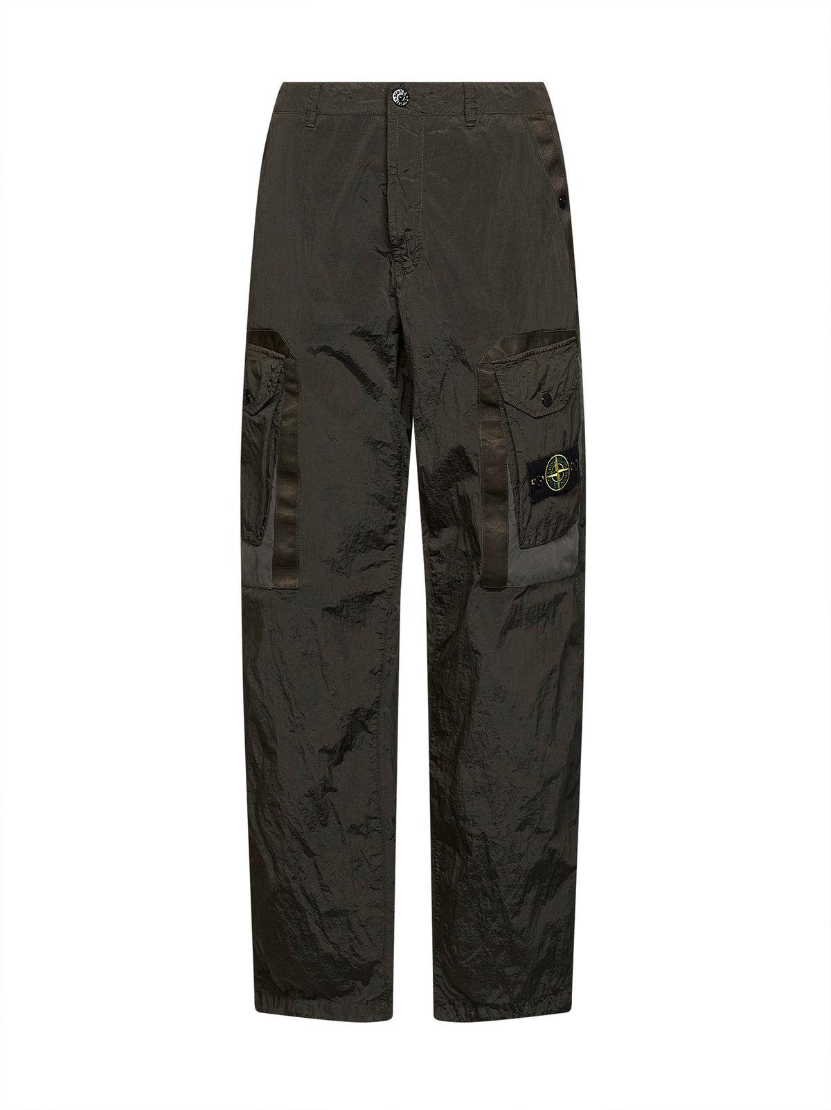 Pantaloni cargo in Nylon Metal carbone
