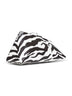 Black and white "8.30PM" oversized clutch bag