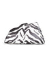 Black and white "8.30PM" oversized clutch bag