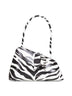 Black and white "Sunrise" shoulder bag