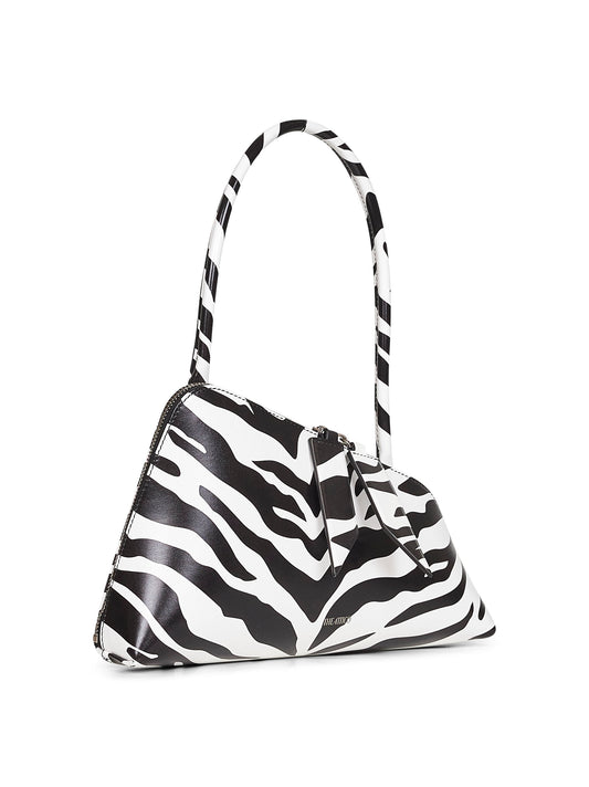 Black and white "Sunrise" shoulder bag