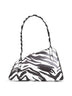 Black and white "Sunrise" shoulder bag