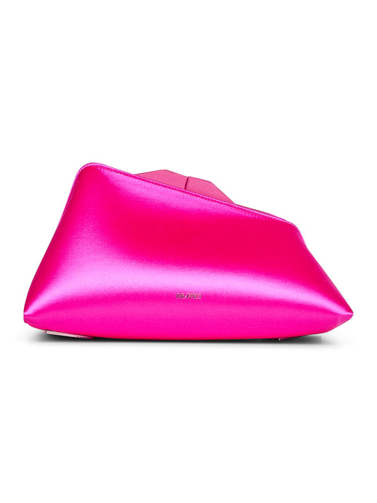Fuchsia "8.30PM" oversized clutch bag