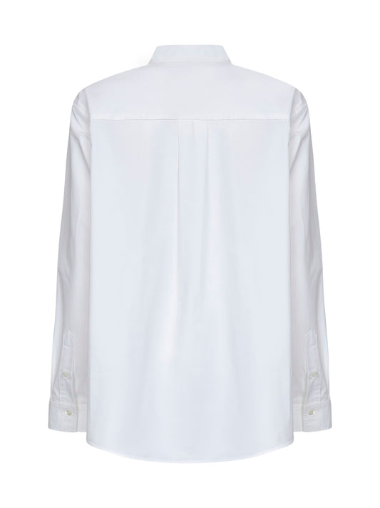 White organic poplin Signature shirt