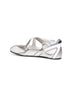 Silver "Floor 01" ballet flats