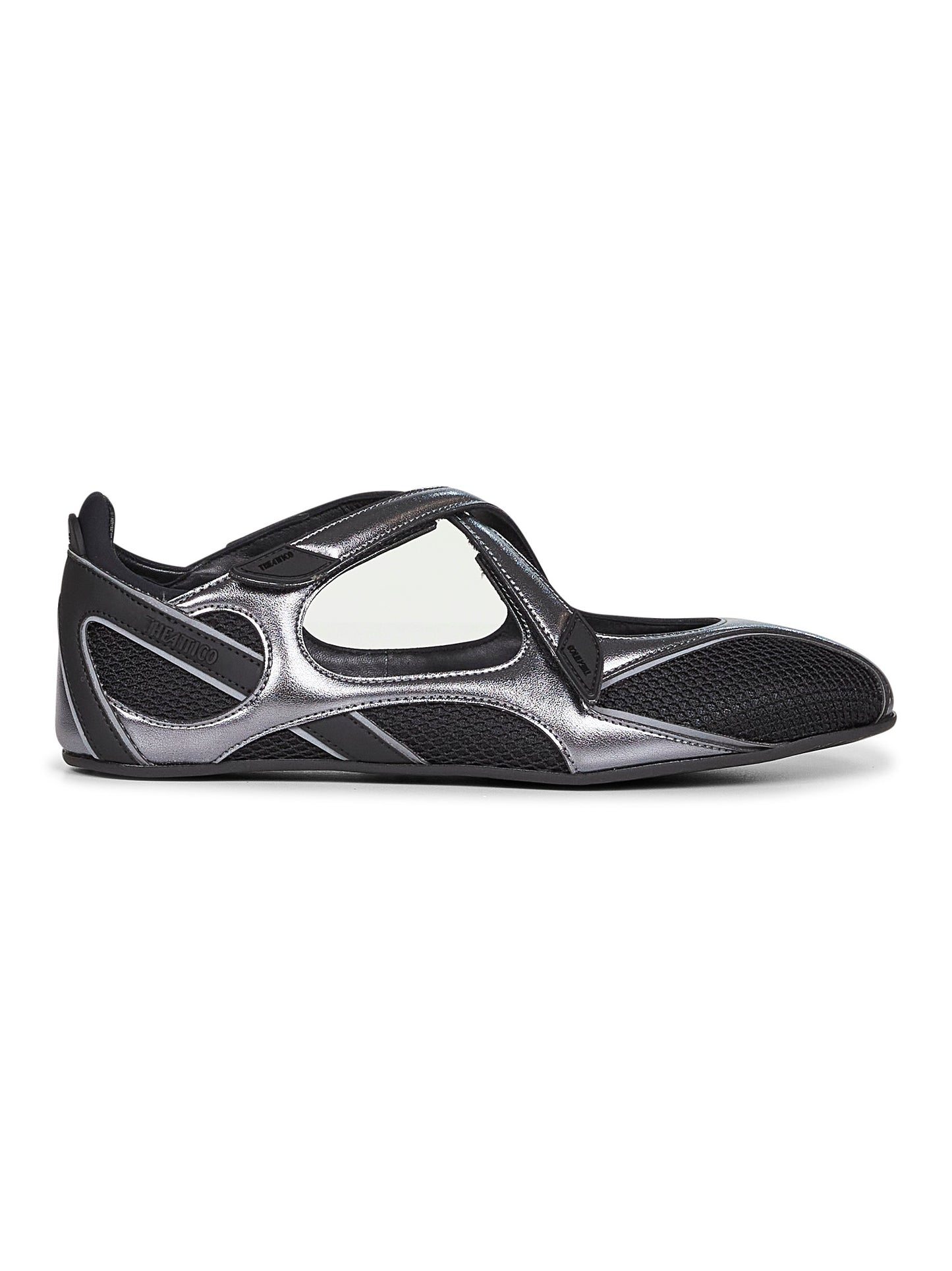 Ballerine flat "Floor 01" nere