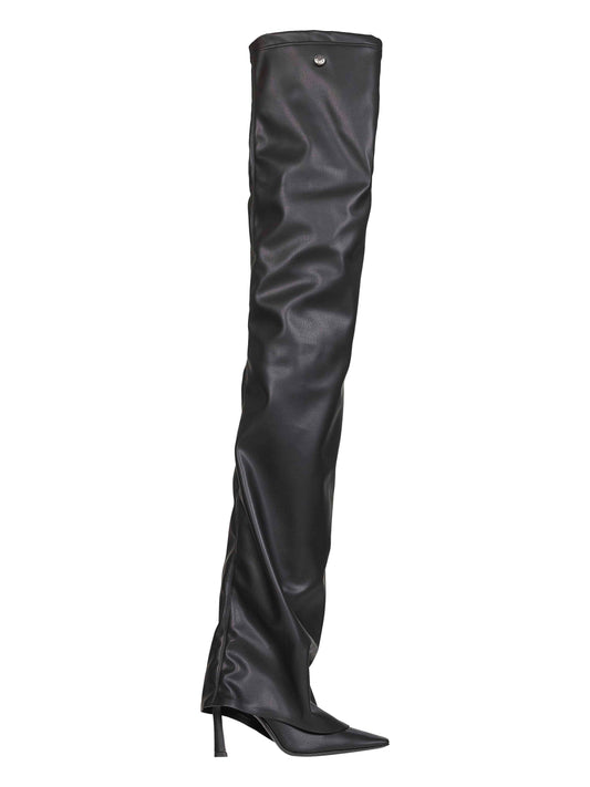 Black "Robin OTK" thigh-high boots