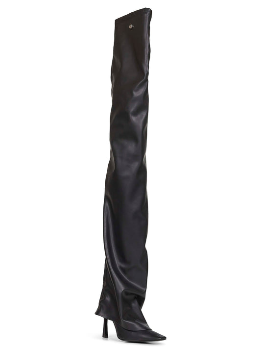 Black "Robin OTK" thigh-high boots