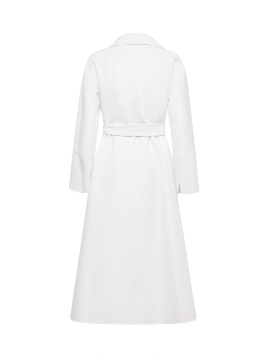 Beige wool ELISA long coat
