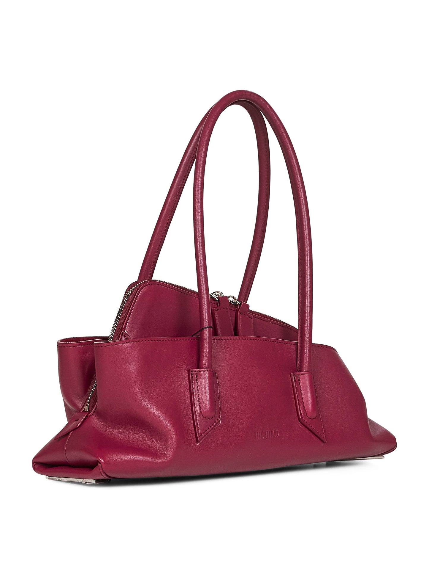 Borsa top handle "La Passeggiata Small" bordeaux