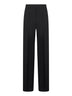 Black light wool FERNET straight trousers
