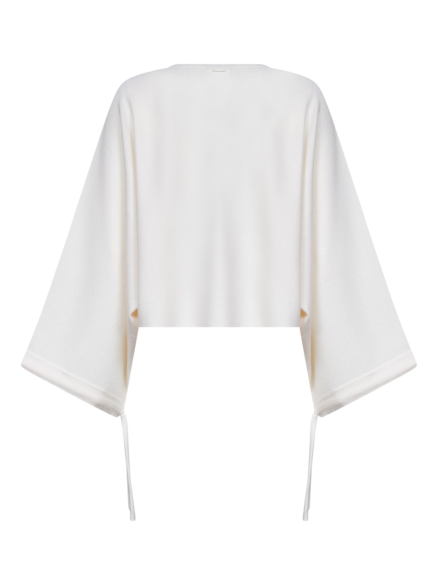 Maglia cropped FRAIS in lana bianca