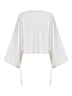 Maglia cropped FRAIS in lana bianca