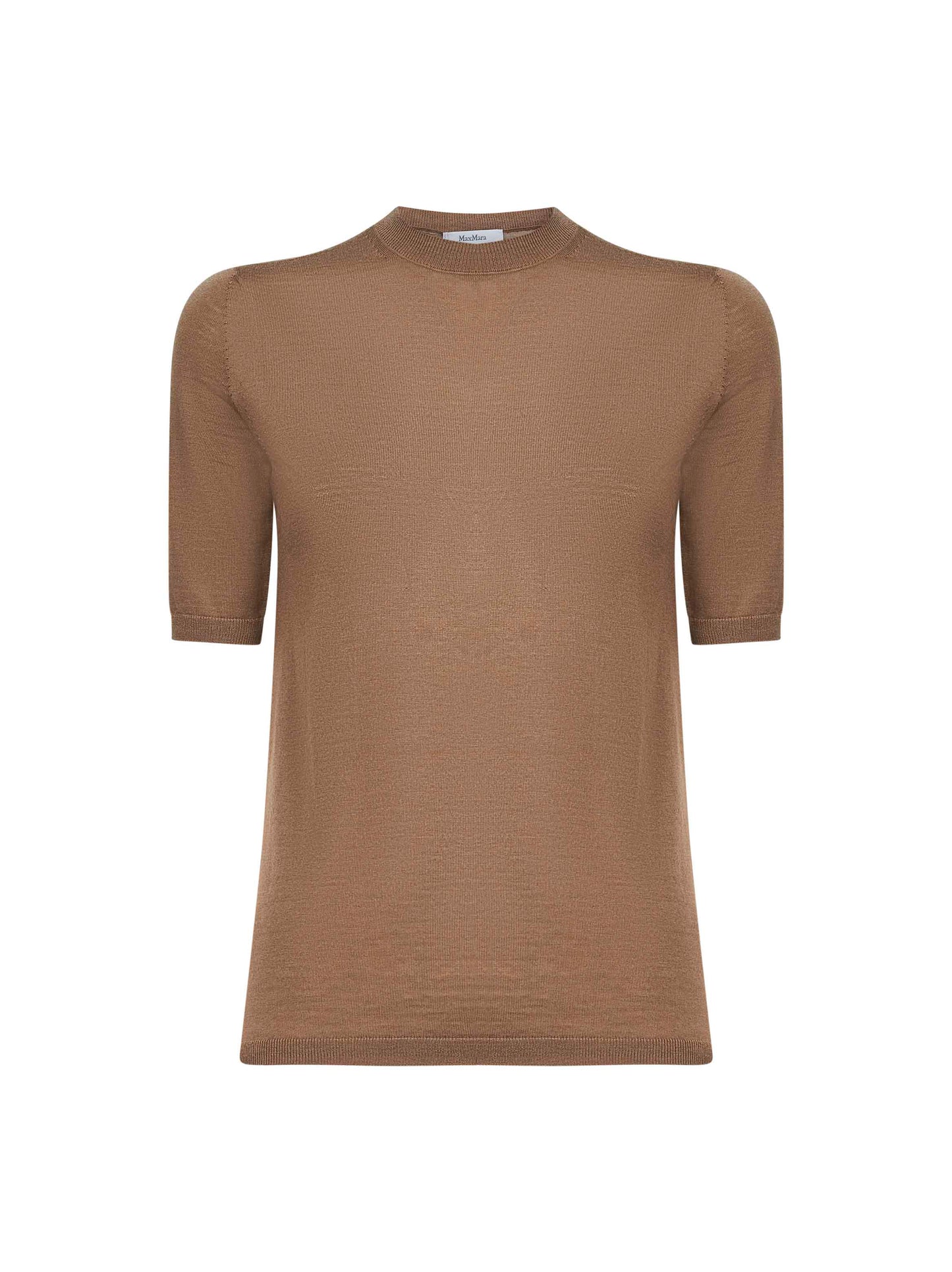 Brown wool knit GERICO basic sweater