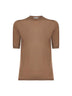 Brown wool knit GERICO basic sweater