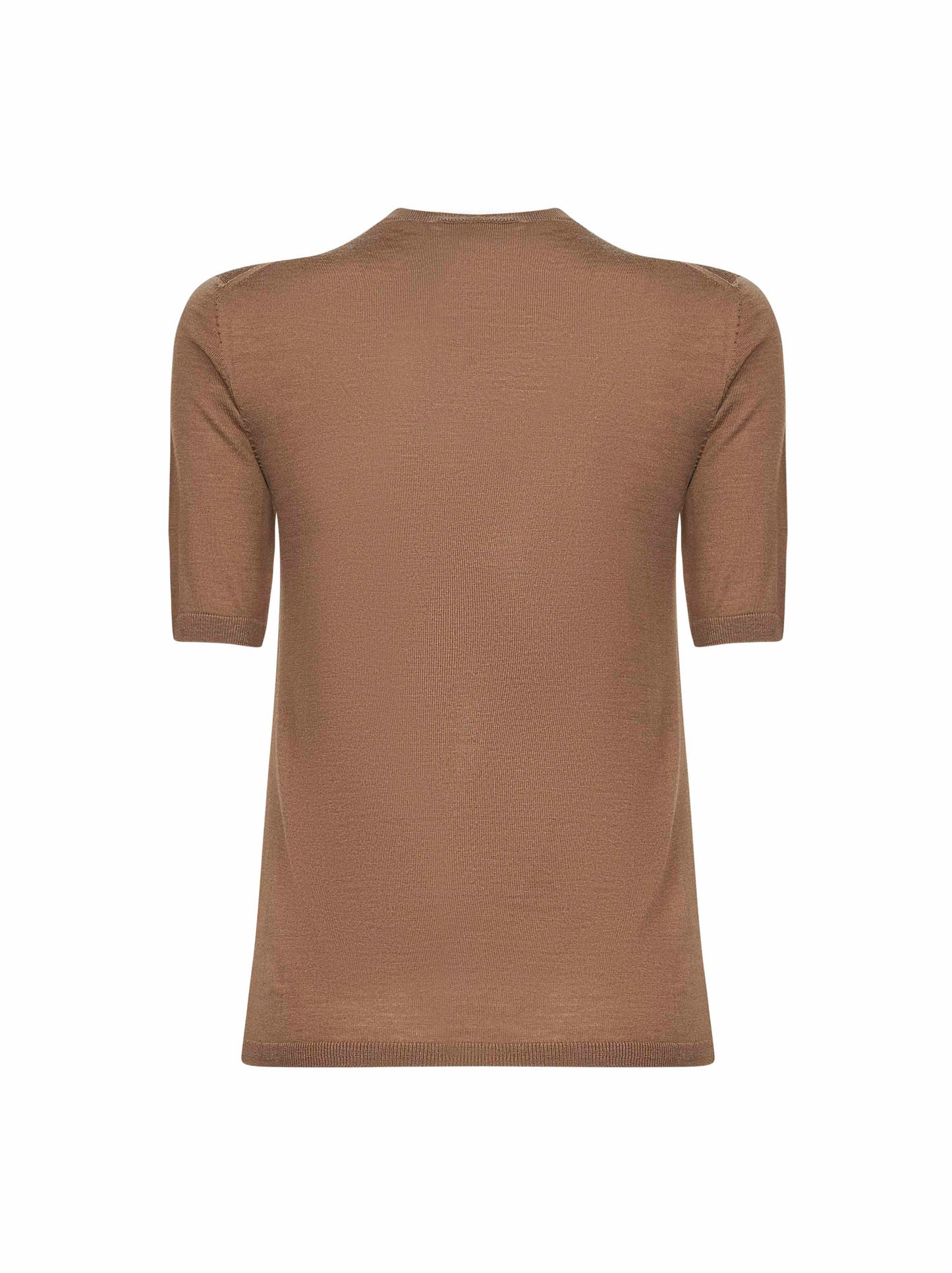 Brown wool knit GERICO basic sweater