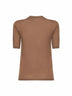 Brown wool knit GERICO basic sweater