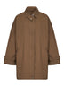Hazel organic cotton oversized trench jacket