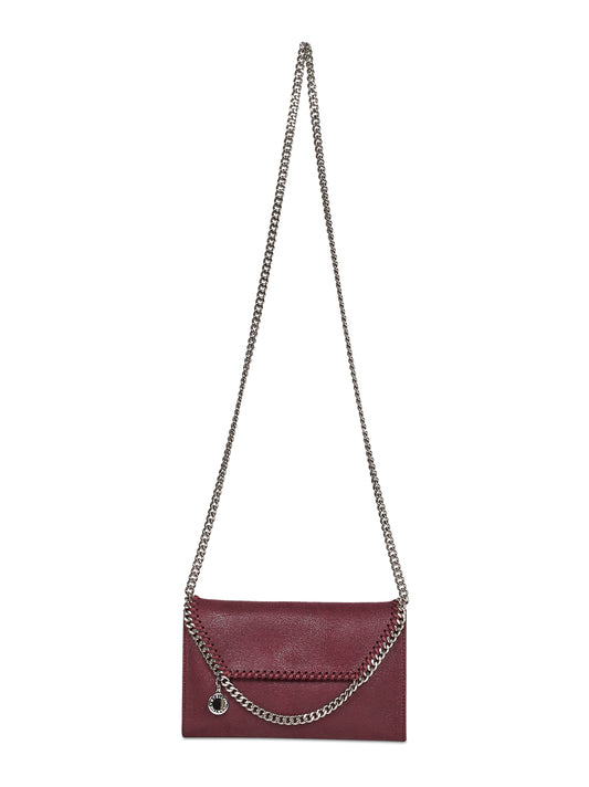 Plum Falabella Wallet Crossbody Bag