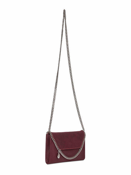 Plum Falabella Wallet Crossbody Bag