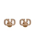Gold VLogo Signature earrings