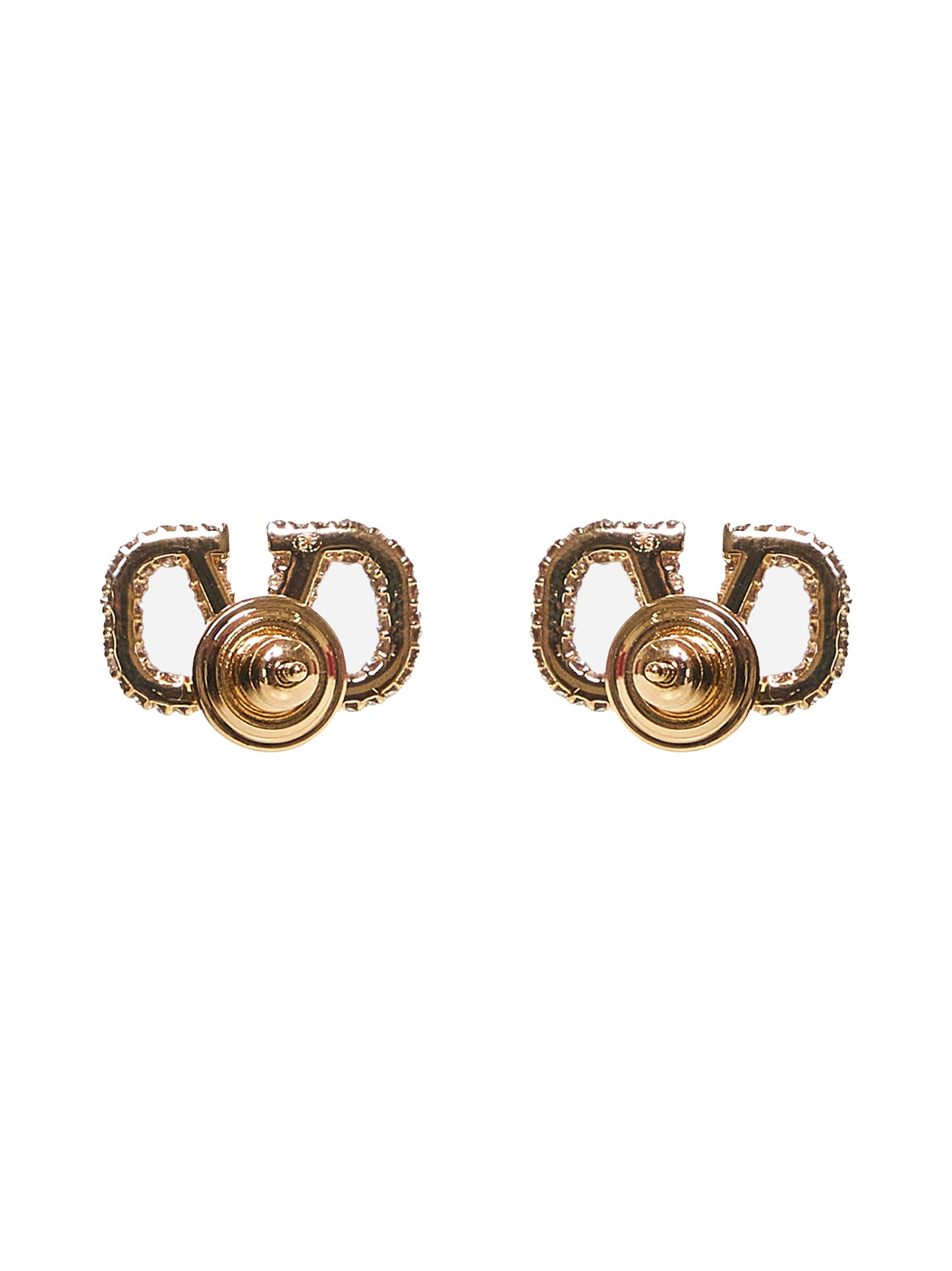 Gold VLogo Signature earrings