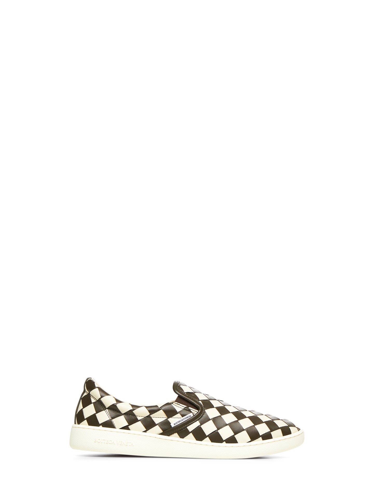 Sawyer Two-Tone Intrecciato Leather Slip-On Sneakers