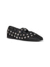 Black Ryder Popper-Studded ballet flats