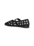 Black Ryder Popper-Studded ballet flats