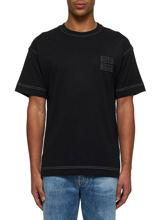 T-shirt 4G in cotone nero