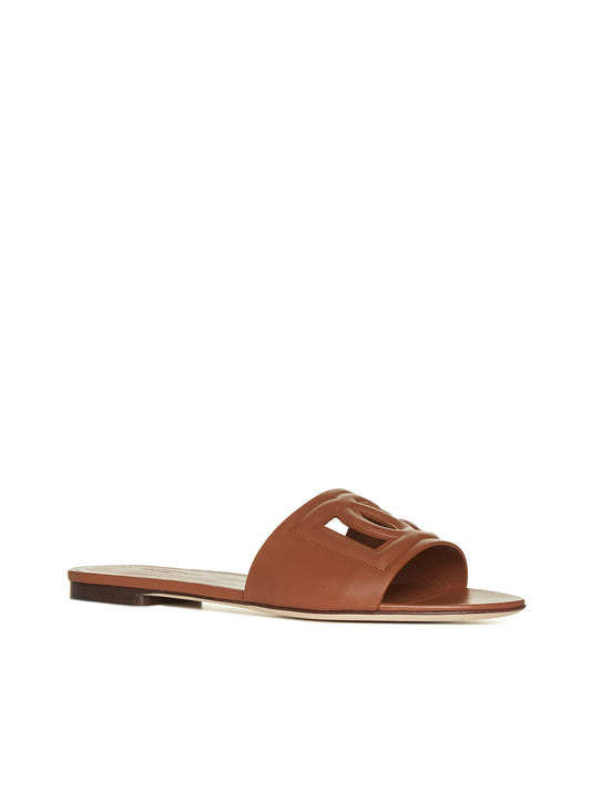 Calfskin slides by Dolce & Gabbana