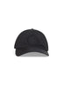 Black nylon baseball cap