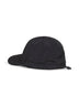 Black nylon baseball cap