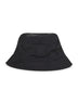 Black nylon bucket hat
