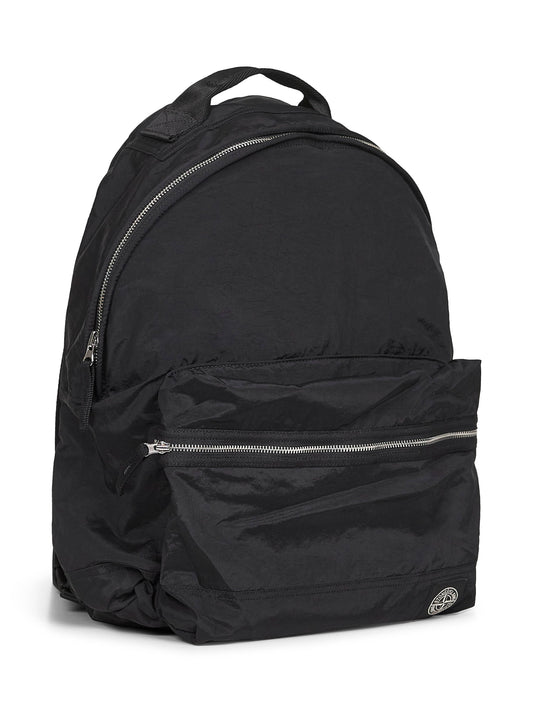 Black Nylon Metal backpack