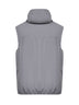 Grey nylon hooded vest