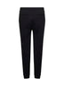 Joggers in felpa double nera