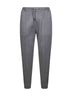 Joggers in felpa double grigia