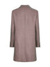Clay wool single-breasted coat