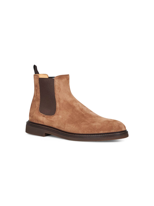 Camel suede Chelsea Boot ankle boots